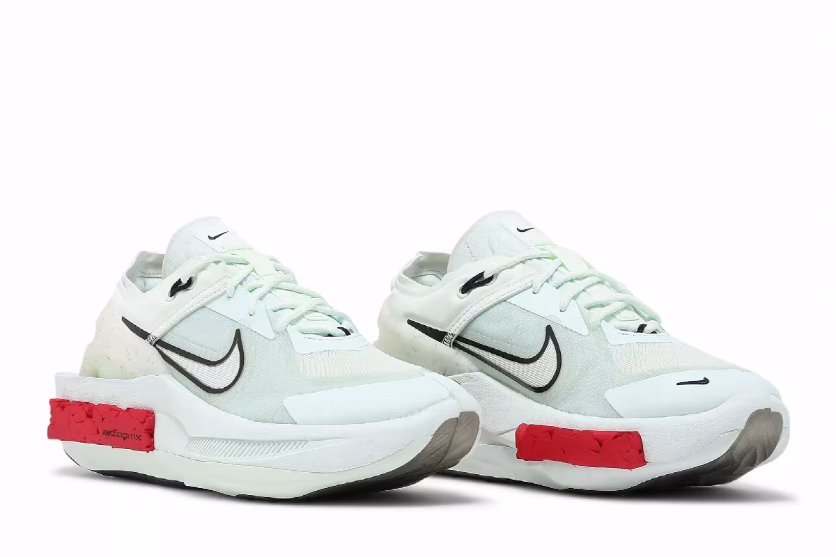 Nike Women's Fontanka Edge Barely Green University Red, view 9