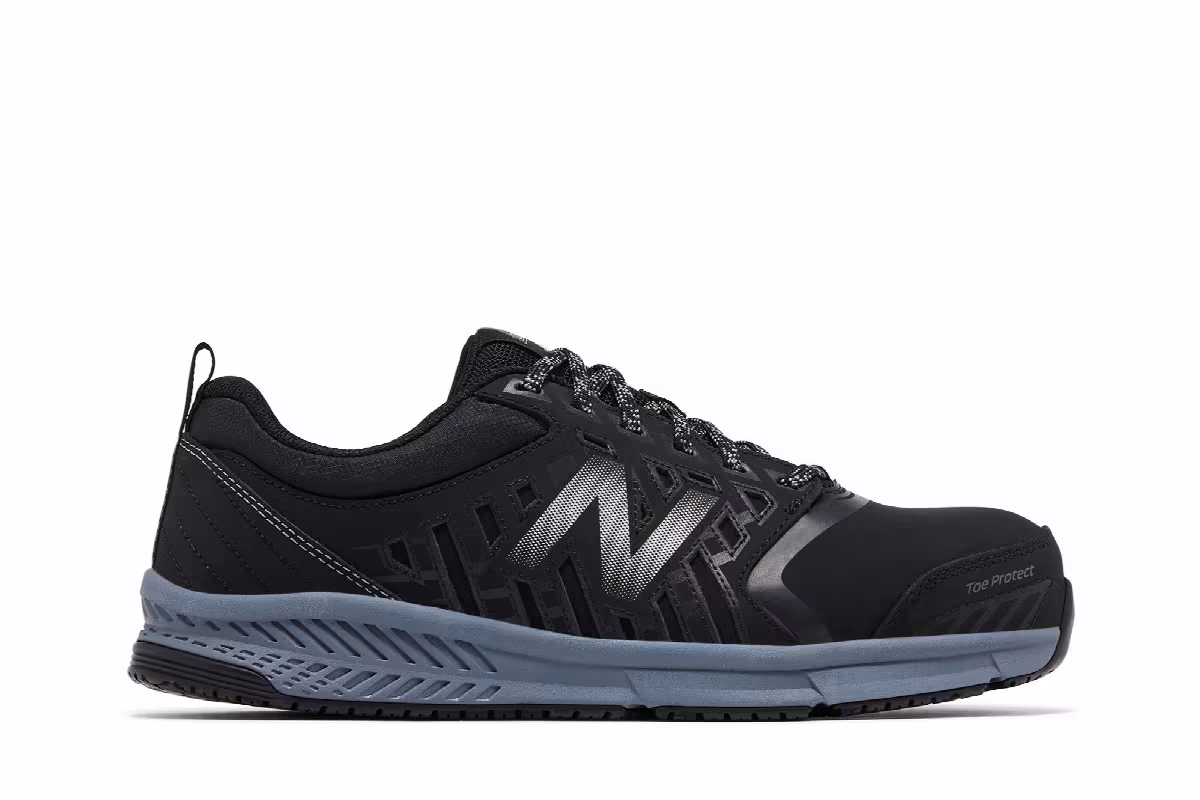 New Balance 412v1 Alloy Toe Black Silver, view 2