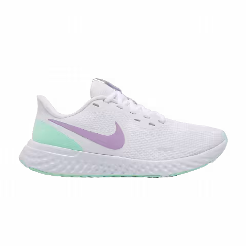 Nike Wmns Revolution 5 'White Green Glow Violet'