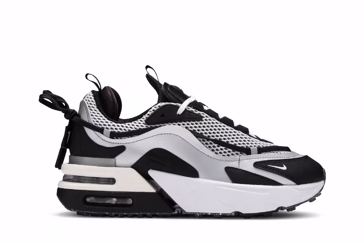 Nike Women's Air Max Furyosa Silver Black, view 2