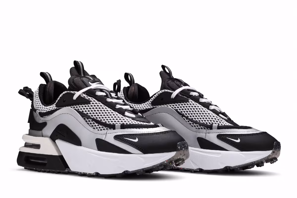 Nike Women's Air Max Furyosa Silver Black, view 9