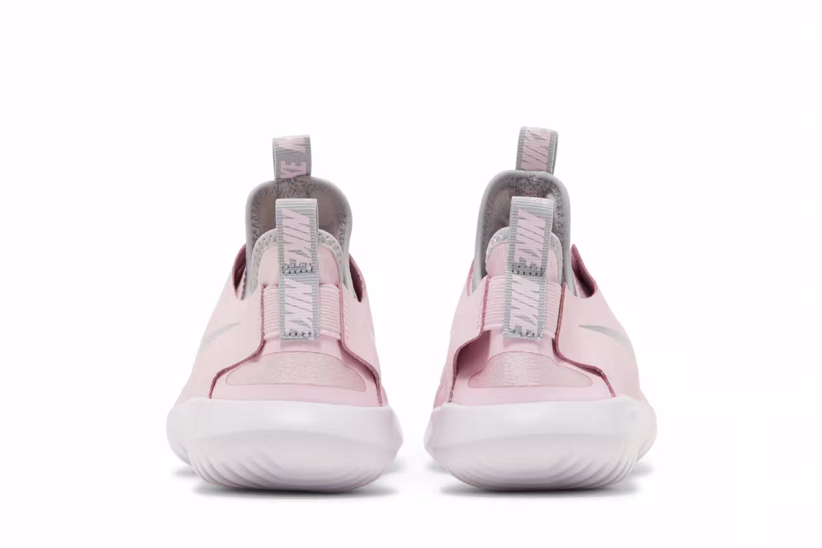 Nike Flex Runner GS Pink Foam Metallic Silver, view 7