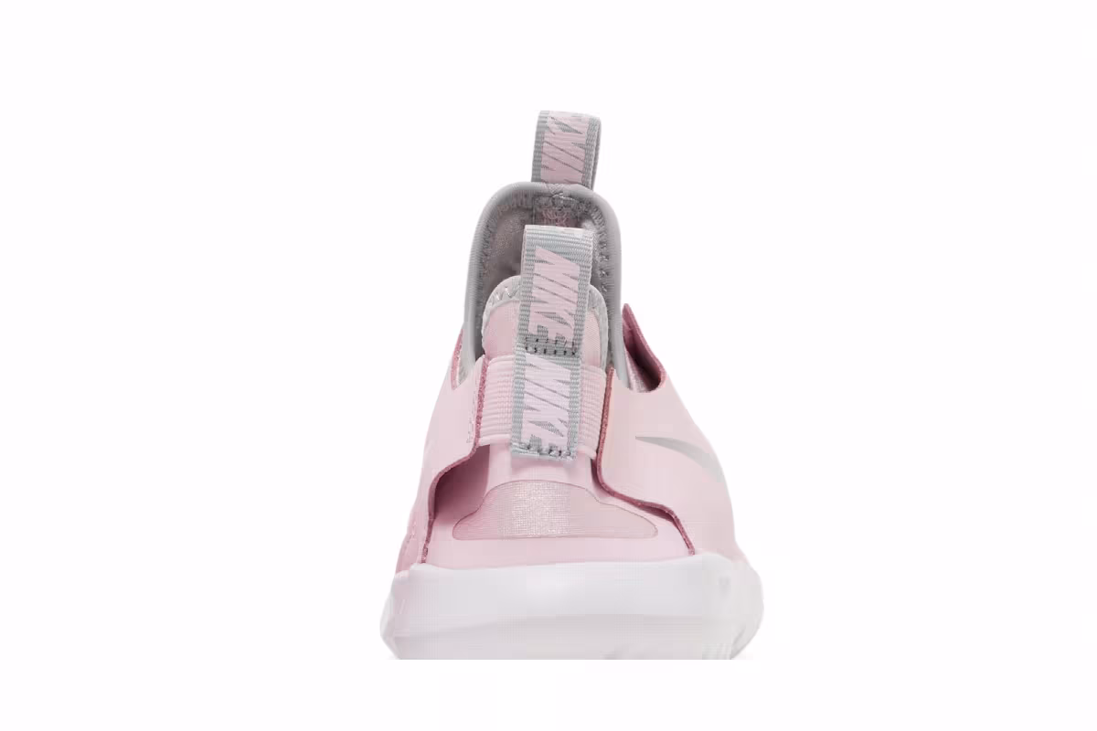 Nike Flex Runner GS Pink Foam Metallic Silver, view 8