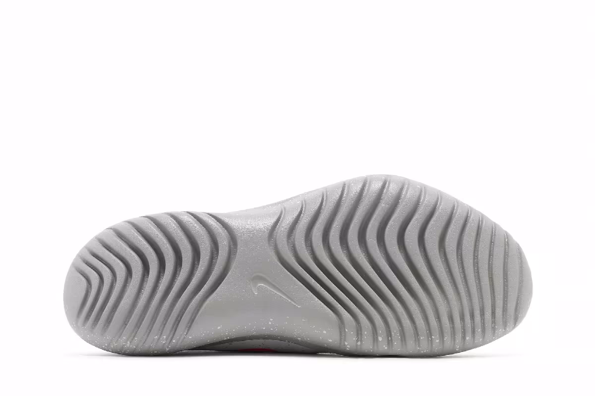 Nike Flex Runner SE GS Particle Grey Bright Crimson, view 5
