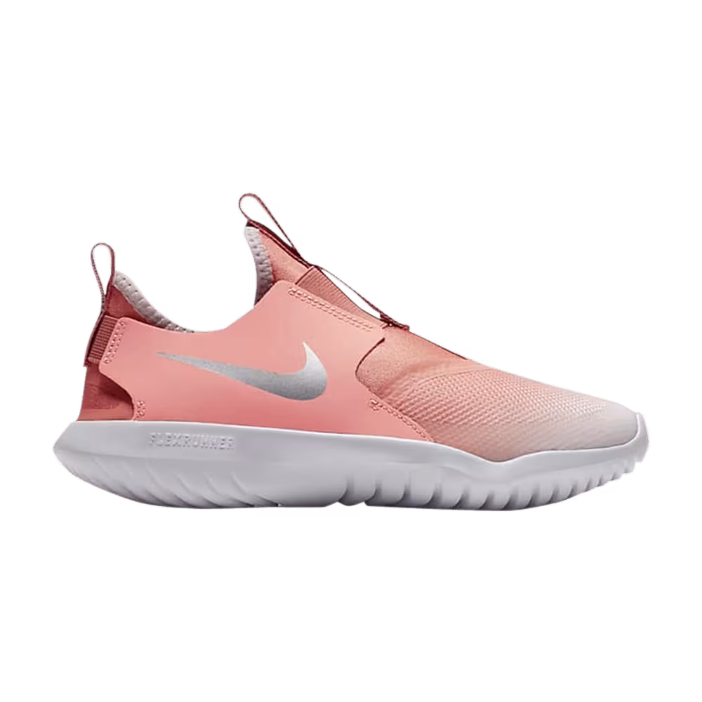Nike Flex Runner GS Crimson Bliss Metallic Platinum
