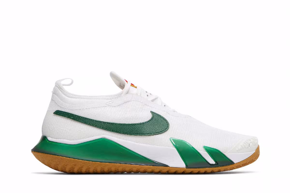 NikeCourt React Vapor NXT White Gorge Green, view 2
