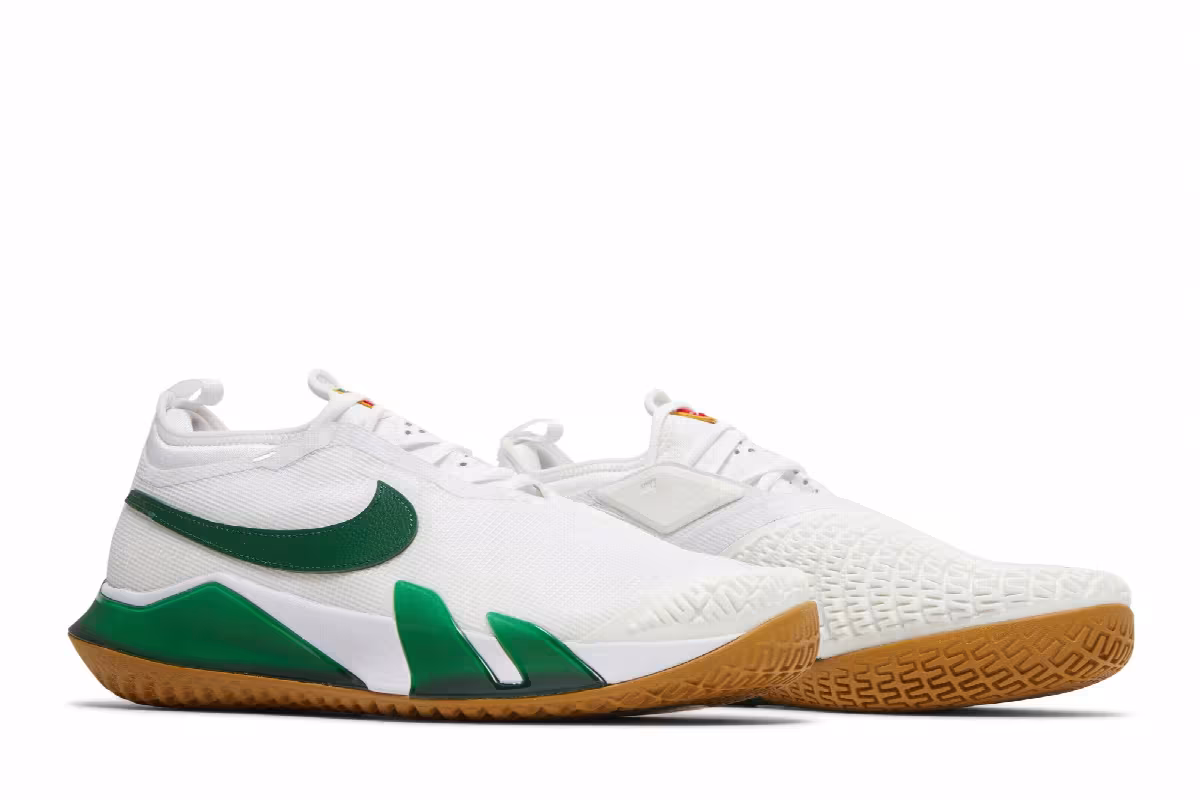NikeCourt React Vapor NXT White Gorge Green, view 9