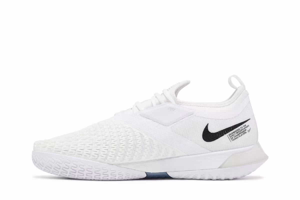 NikeCourt React Vapor NXT White Grey Fog, view 4