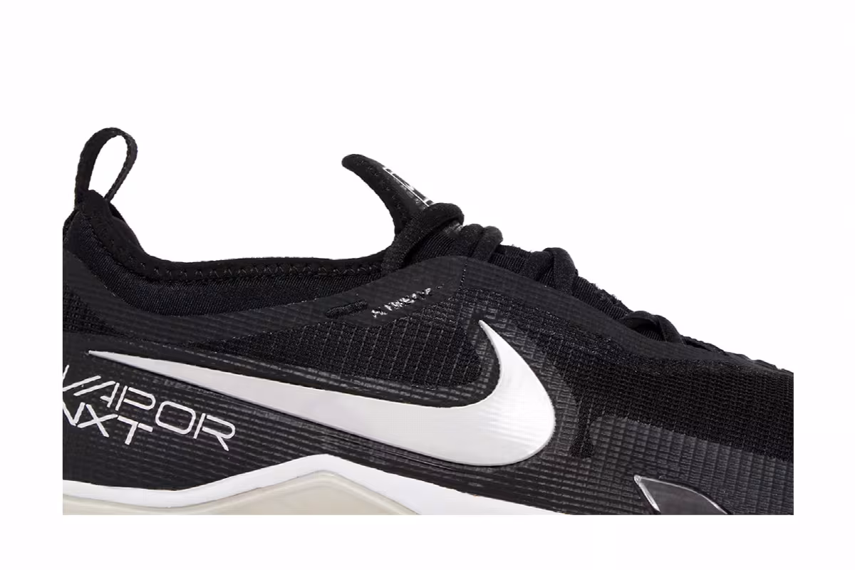 NikeCourt React Vapor NXT Black White, view 3