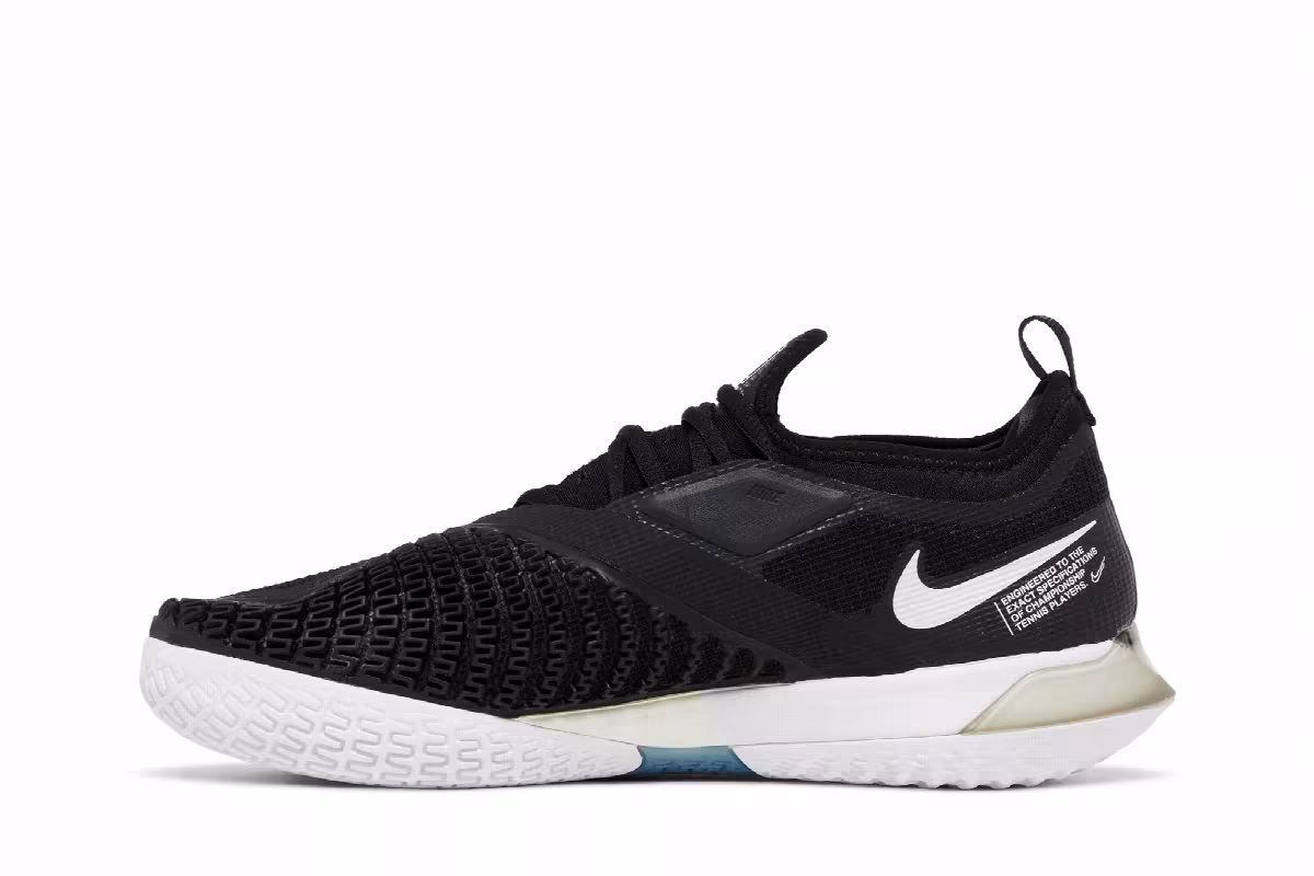 NikeCourt React Vapor NXT Black White, view 4