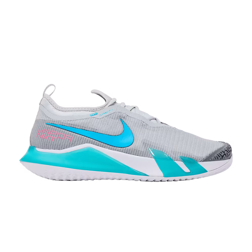 NikeCourt React Vapor NXT Grey Fog Chlorine Blue