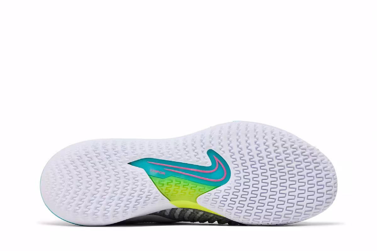 NikeCourt React Vapor NXT Grey Fog Chlorine Blue, view 5