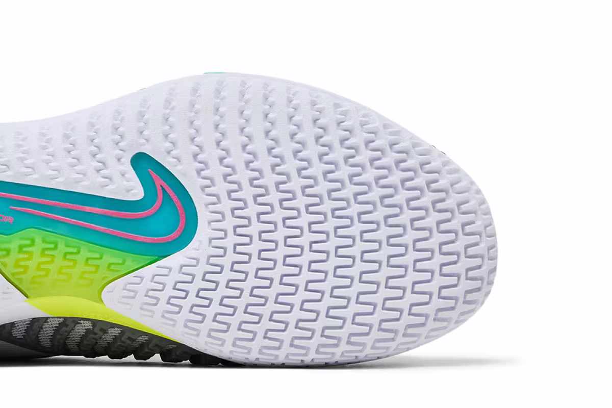 NikeCourt React Vapor NXT Grey Fog Chlorine Blue, view 6