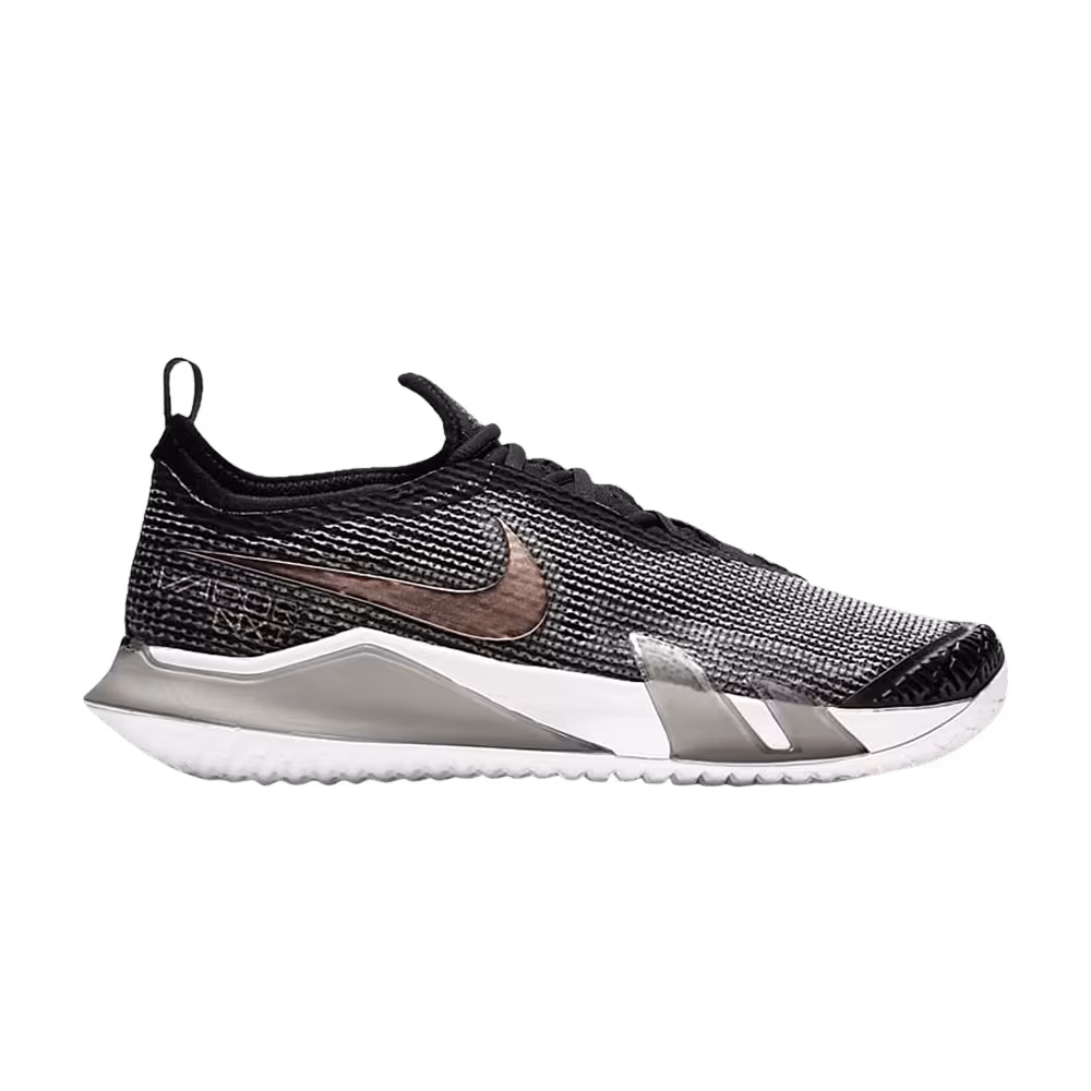 Women's NikeCourt React Vapor NXT Black Metallic Red Bronze