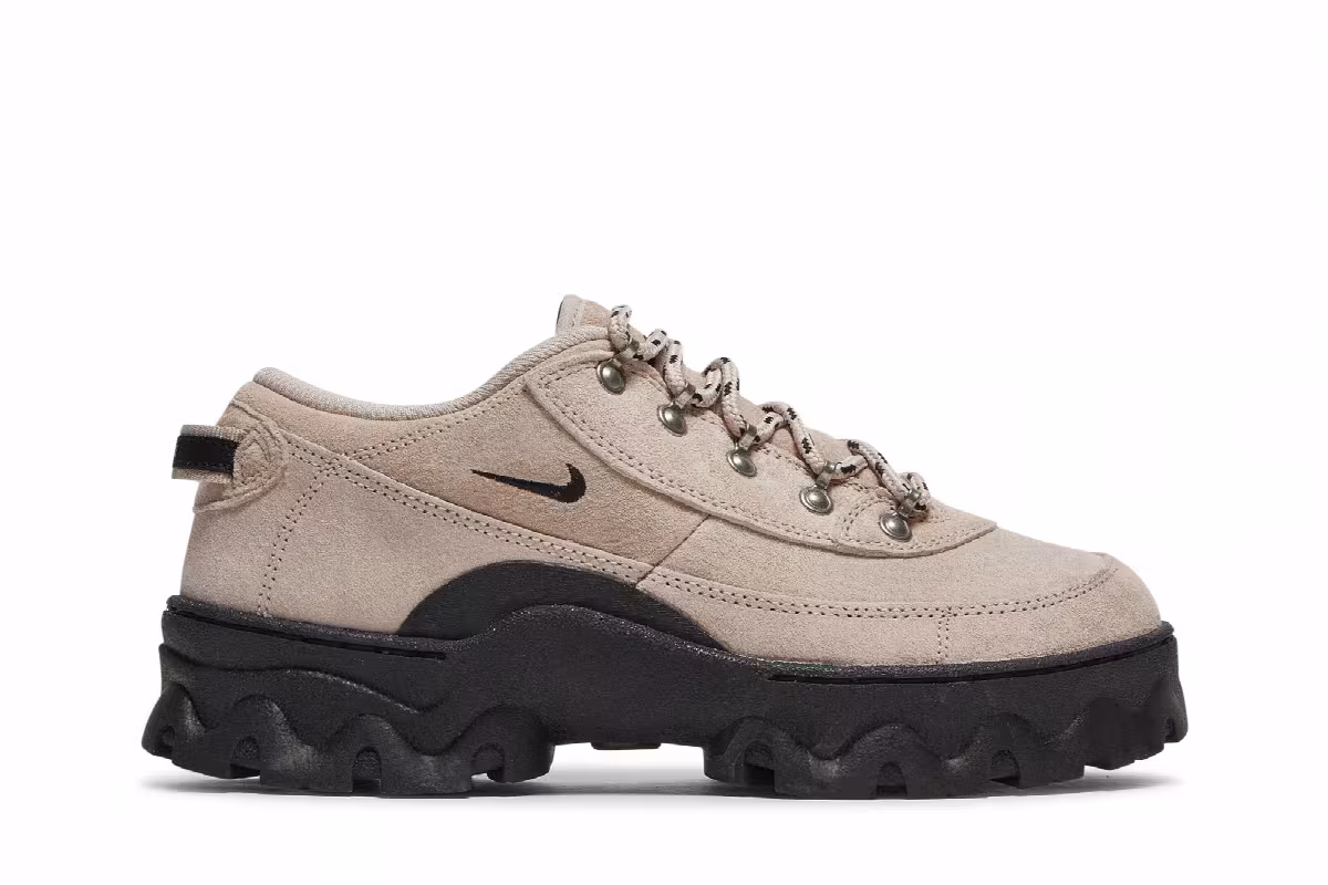 Nike Women's Lahar Low Fossil Stone Black, view 2