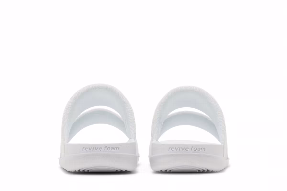 Nike Women's Offcourt Duo Slide White Black, view 7