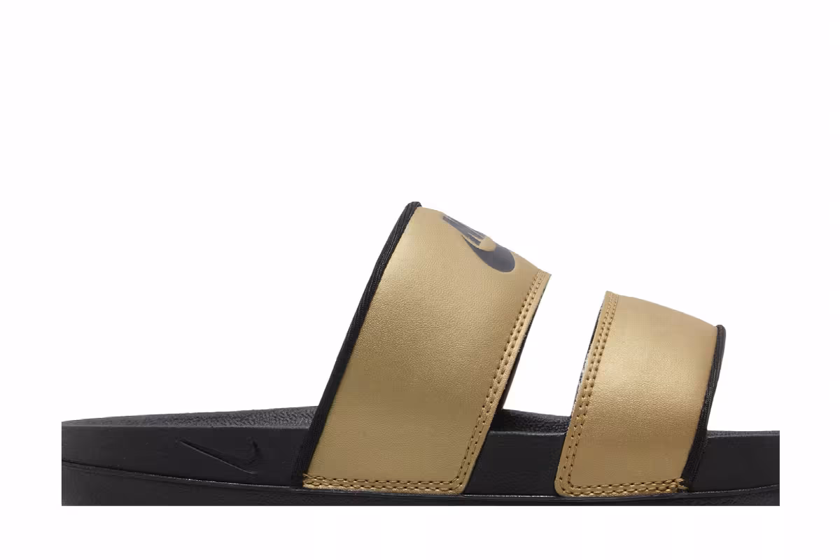 Nike Women's Offcourt Duo Slide Metallic Gold, view 3