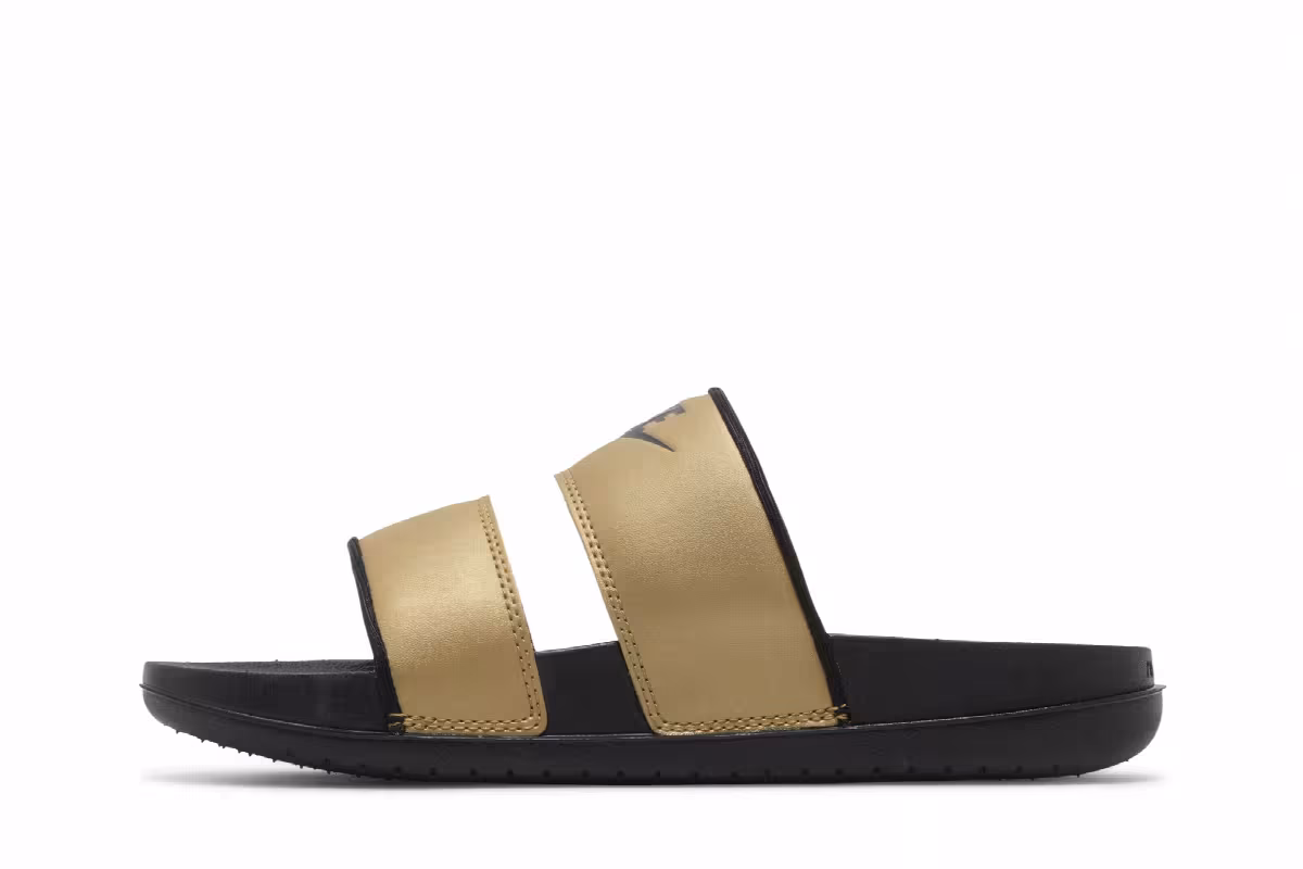 Nike Women's Offcourt Duo Slide Metallic Gold, view 4