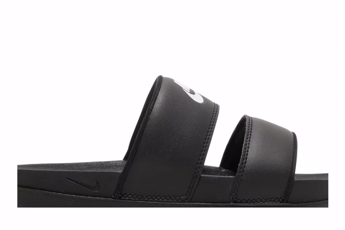 Nike Women's Offcourt Duo Slide Black White, view 3