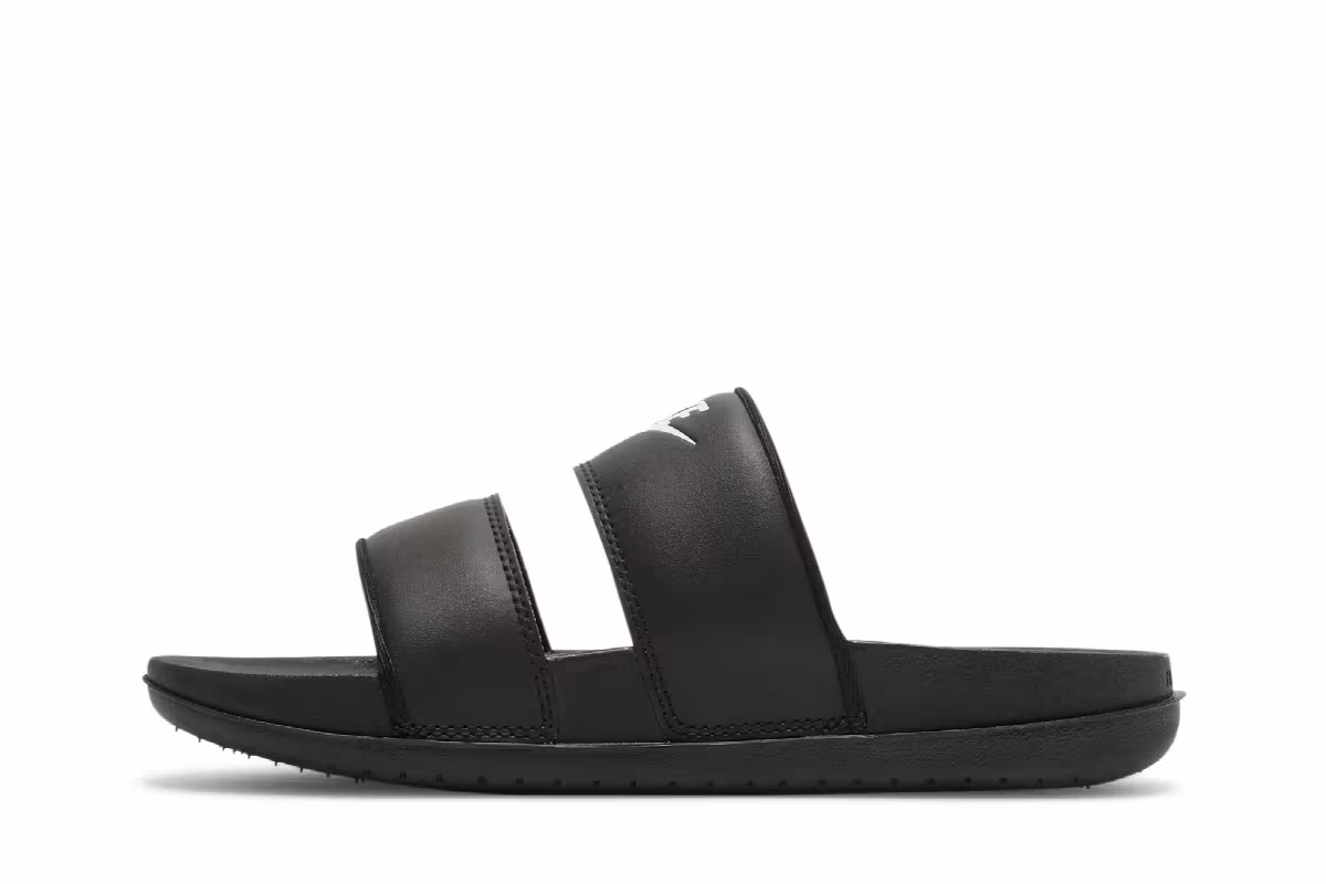 Nike Women's Offcourt Duo Slide Black White, view 4