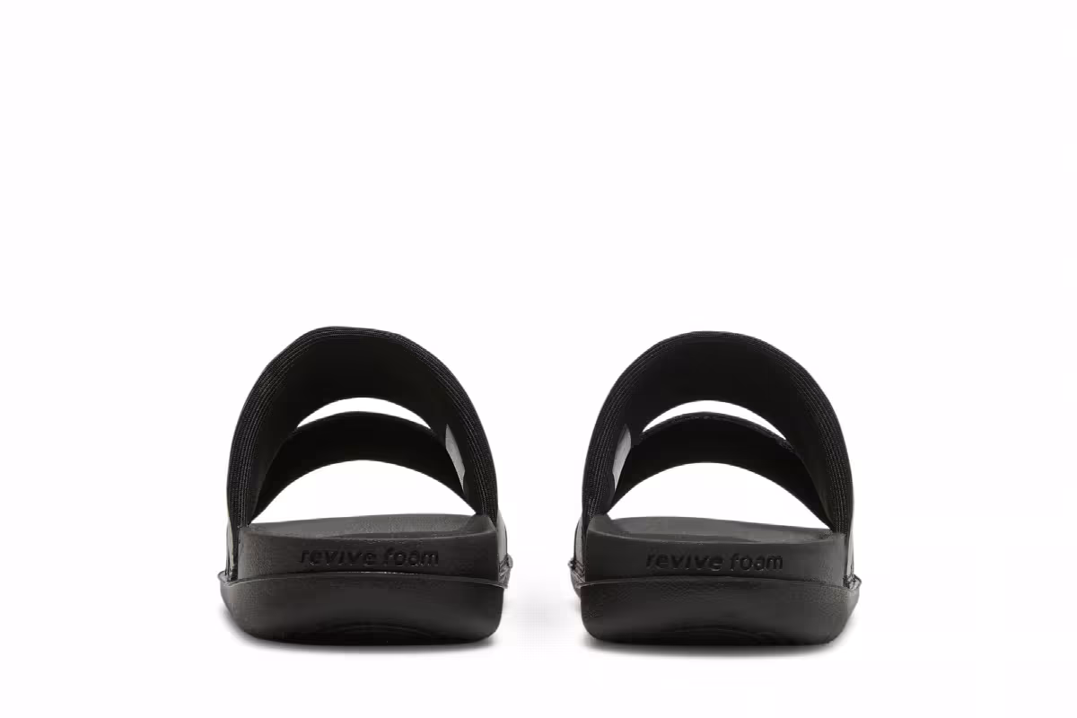 Nike Women's Offcourt Duo Slide Black White, view 7