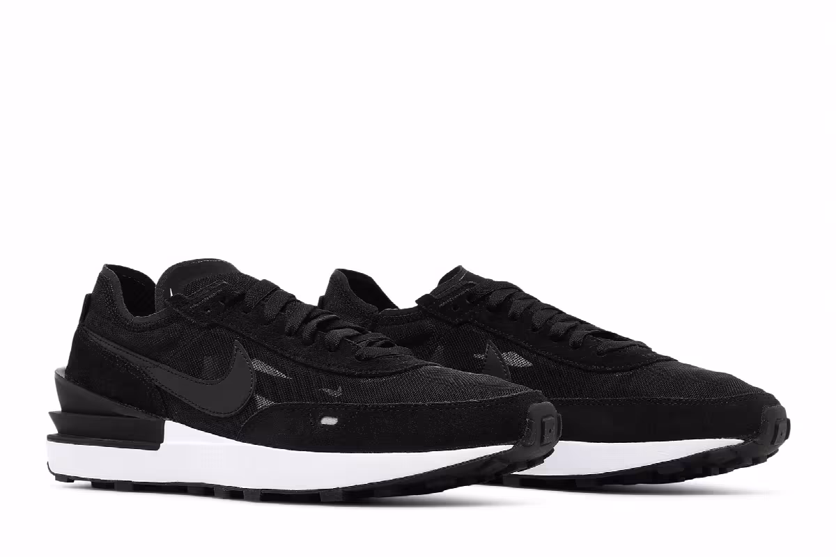 Nike Waffle One Black, view 9