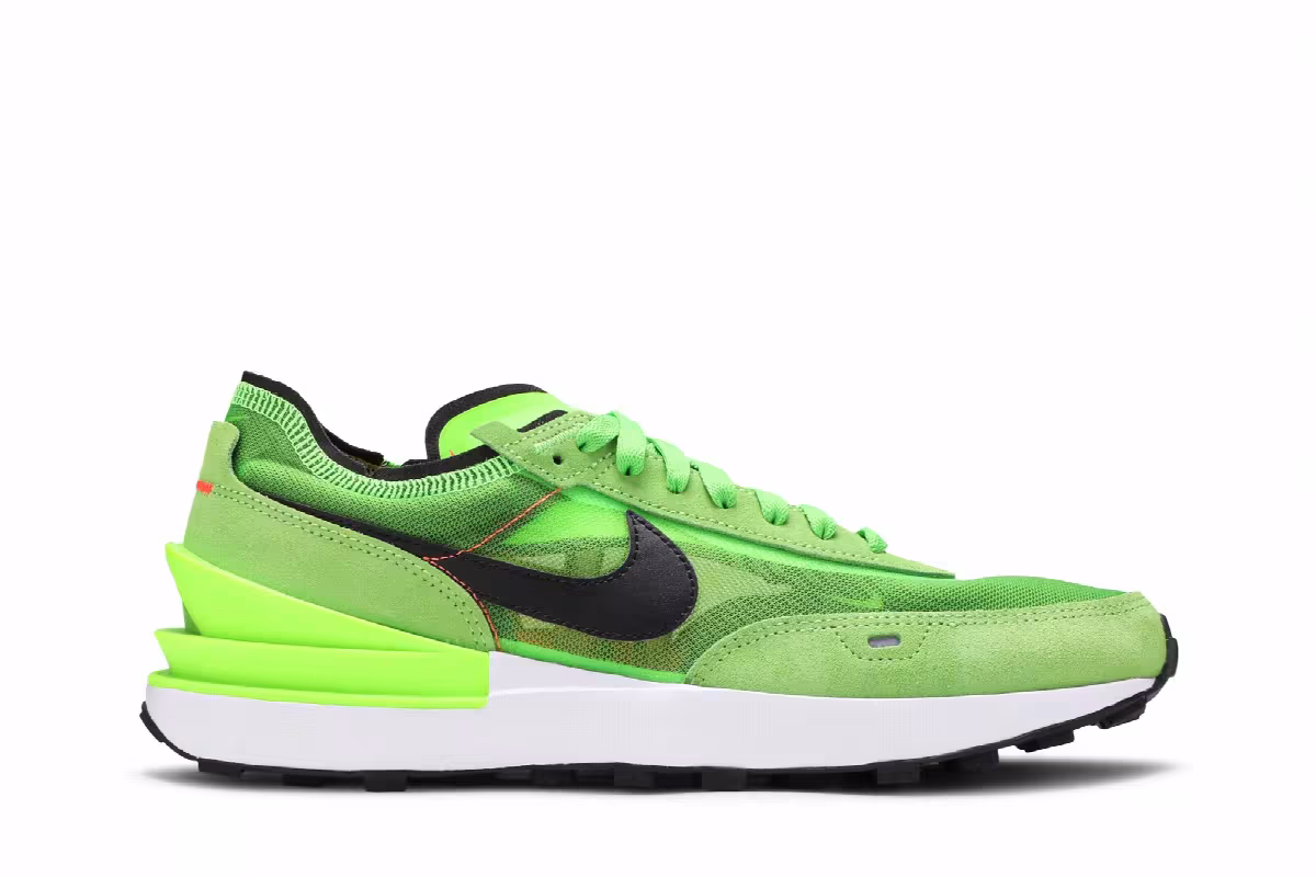 Nike Waffle One Electric Green, view 2