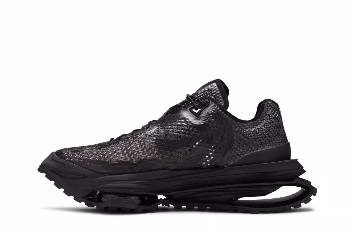 Matthew M. Williams x Nike Zoom 004 Triple Black, view 4