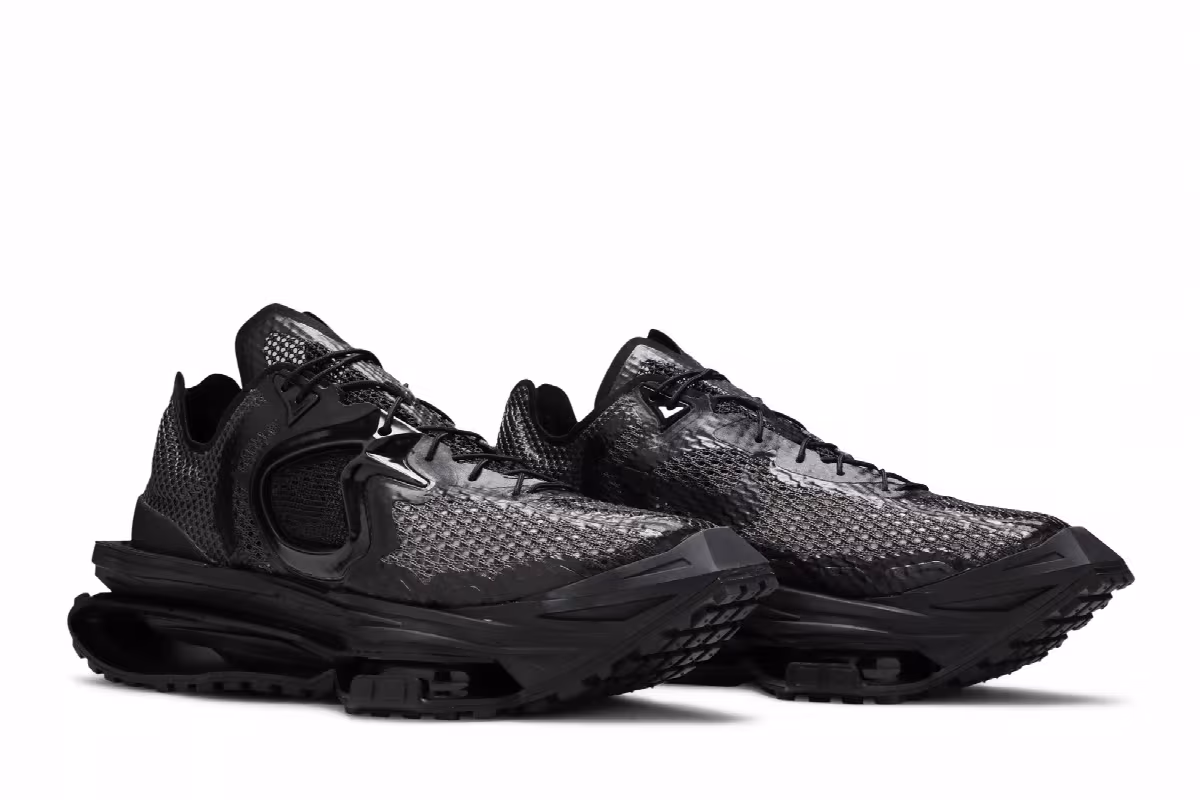 Matthew M. Williams x Nike Zoom 004 Triple Black, view 9