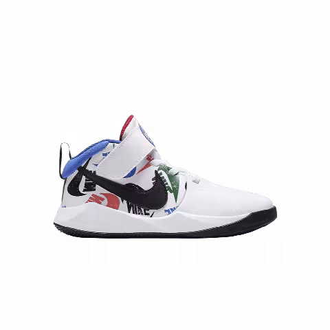 Nike Team Hustle D9 PS 'Allover Logo - White'