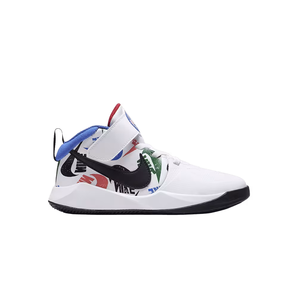 Nike Team Hustle D9 PS Allover Logo - White