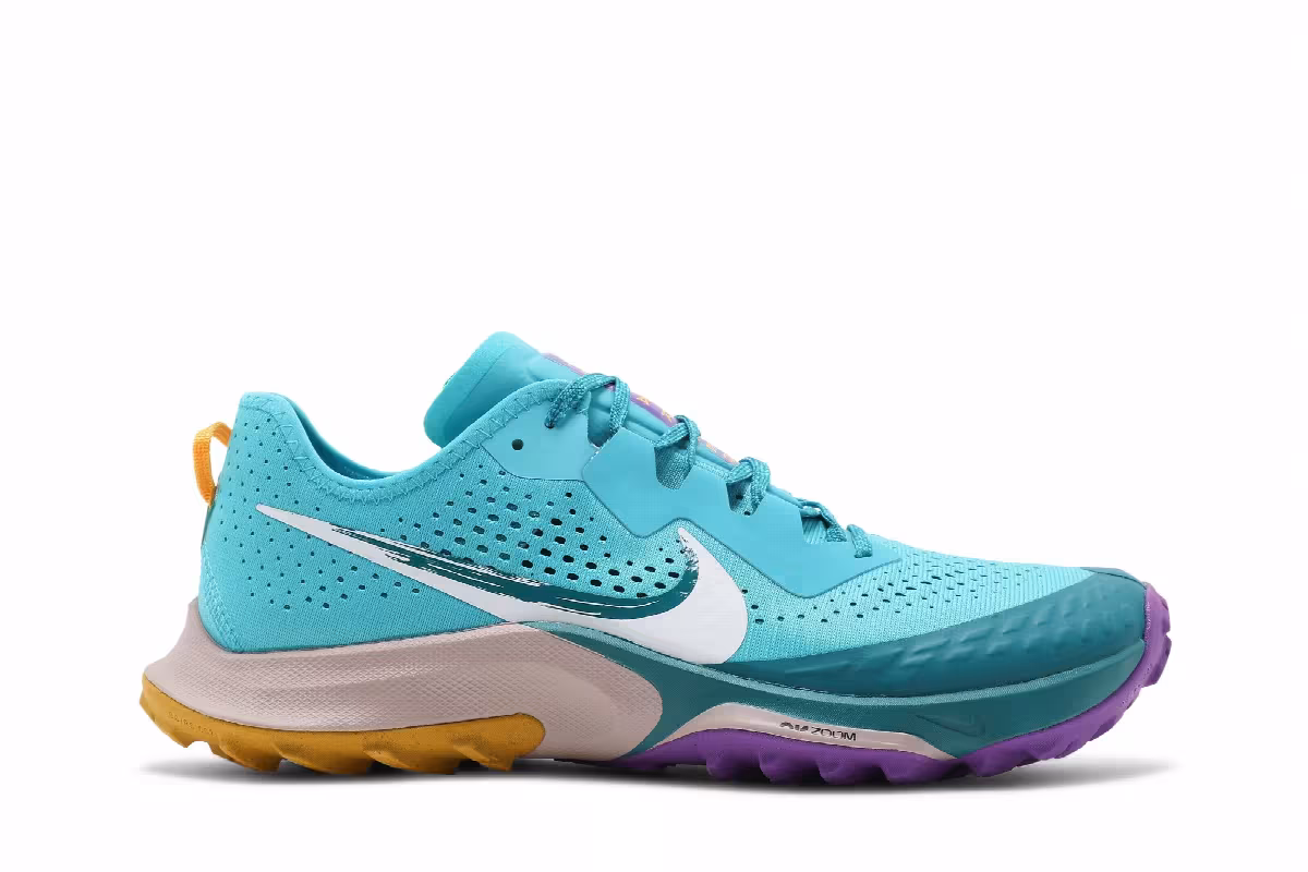Nike Air Zoom Terra Kiger 7 Turquoise Blue, view 2