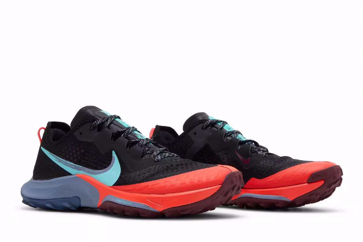 Nike Air Zoom Terra Kiger 7 Black Dynamic Turquoise, view 9