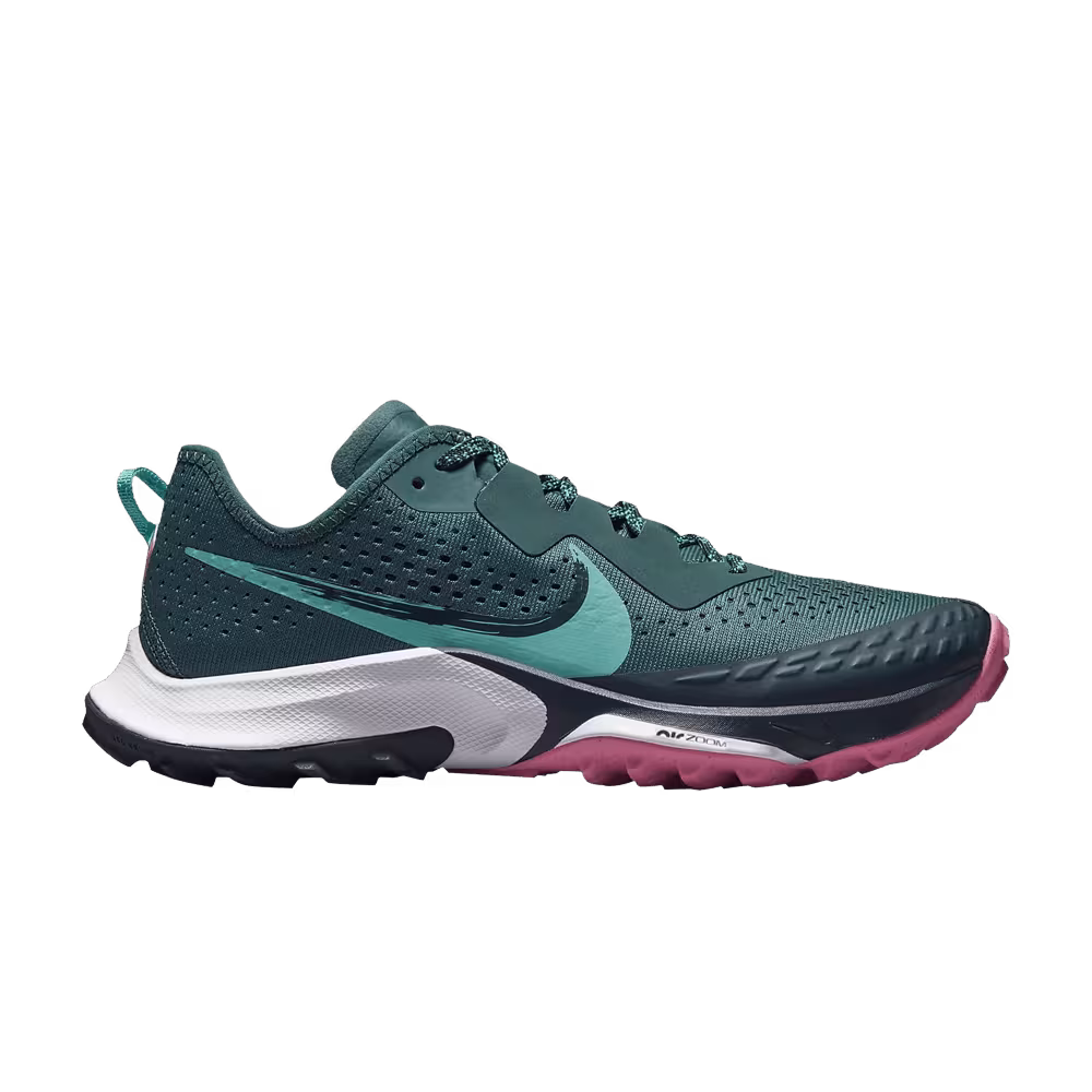 Nike Women's Air Zoom Terra Kiger 7 Dark Teal Green Pink Glow