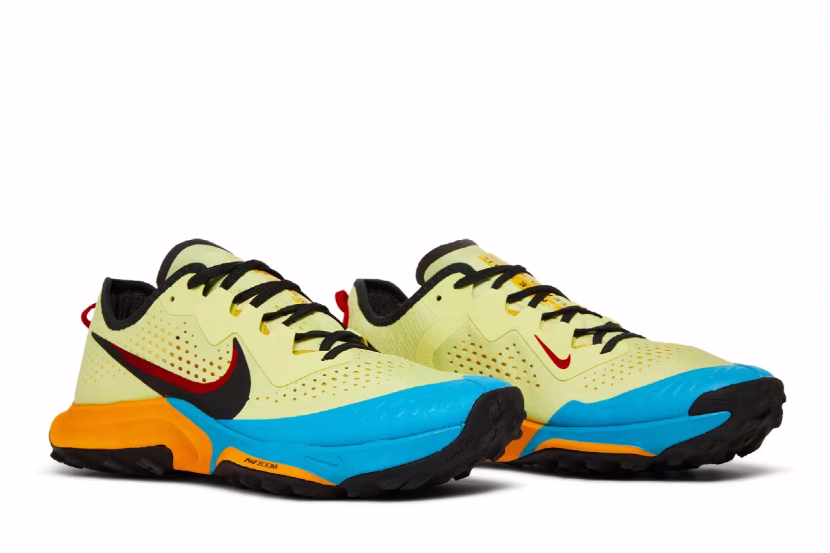 Nike Air Zoom Terra Kiger 7 Limelight Laser Blue, view 9
