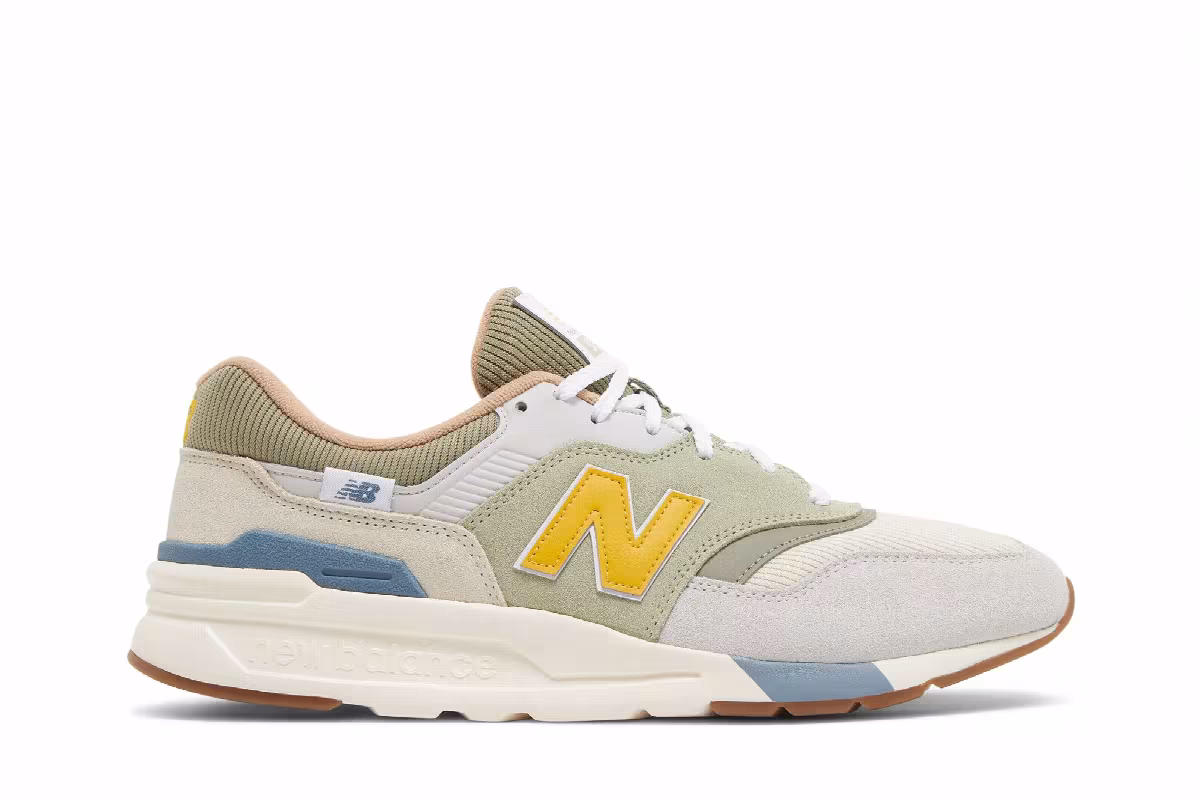 New Balance 997H Olive Leaf Sunflower, view 2
