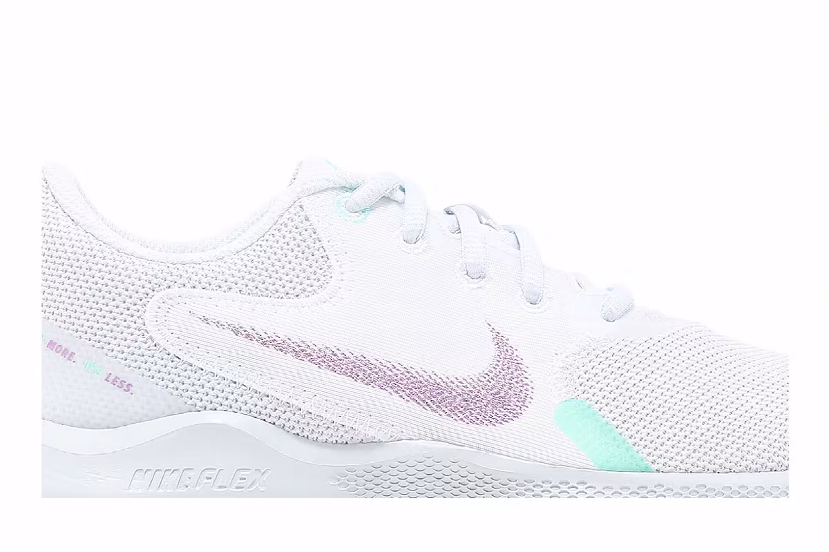 Nike Women's Flex Experience Run 10 White Violet Shock, view 3