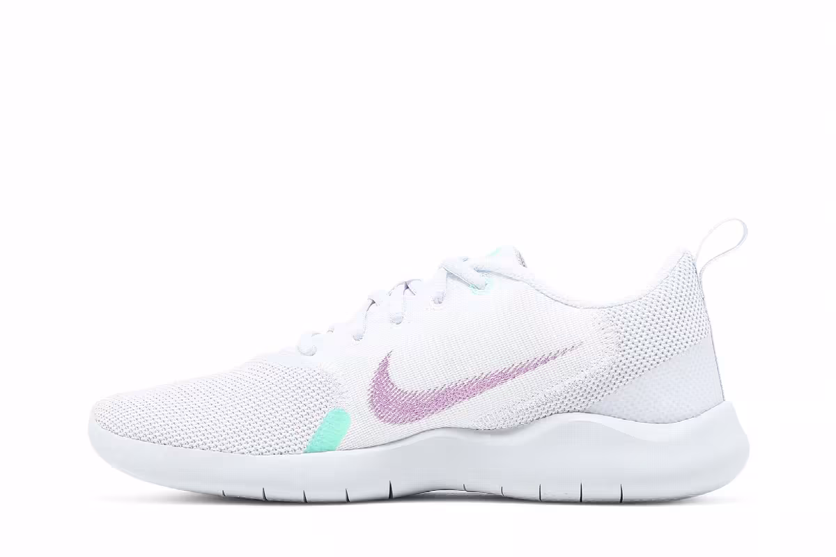 Nike Women's Flex Experience Run 10 White Violet Shock, view 4