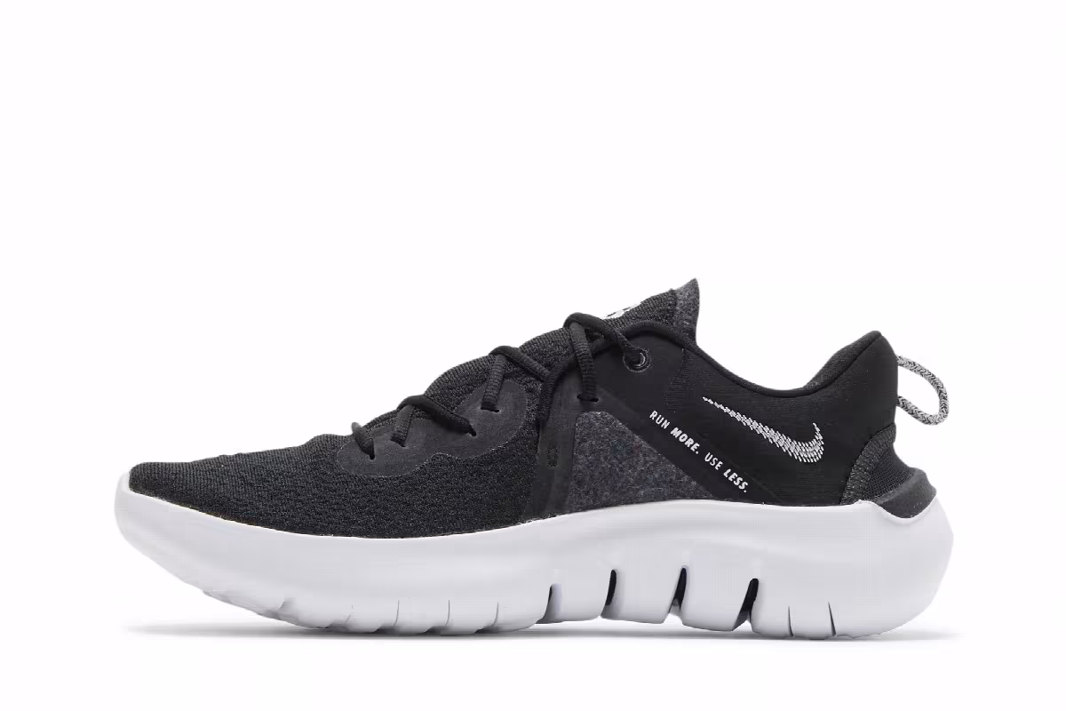 Nike Flex Run 2021 Black White, view 4