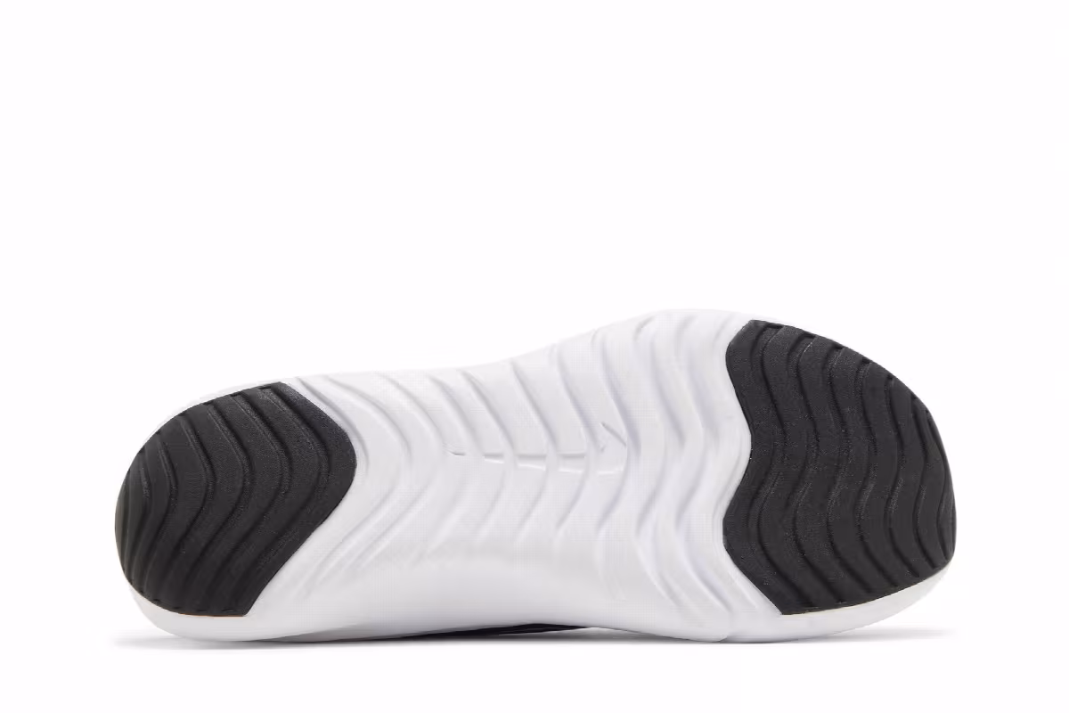 Nike Flex Plus GS Black White, view 5