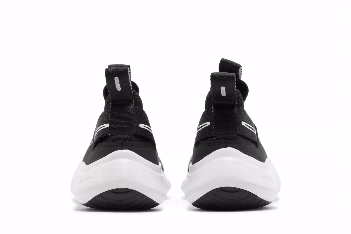 Nike Flex Plus GS Black White, view 7