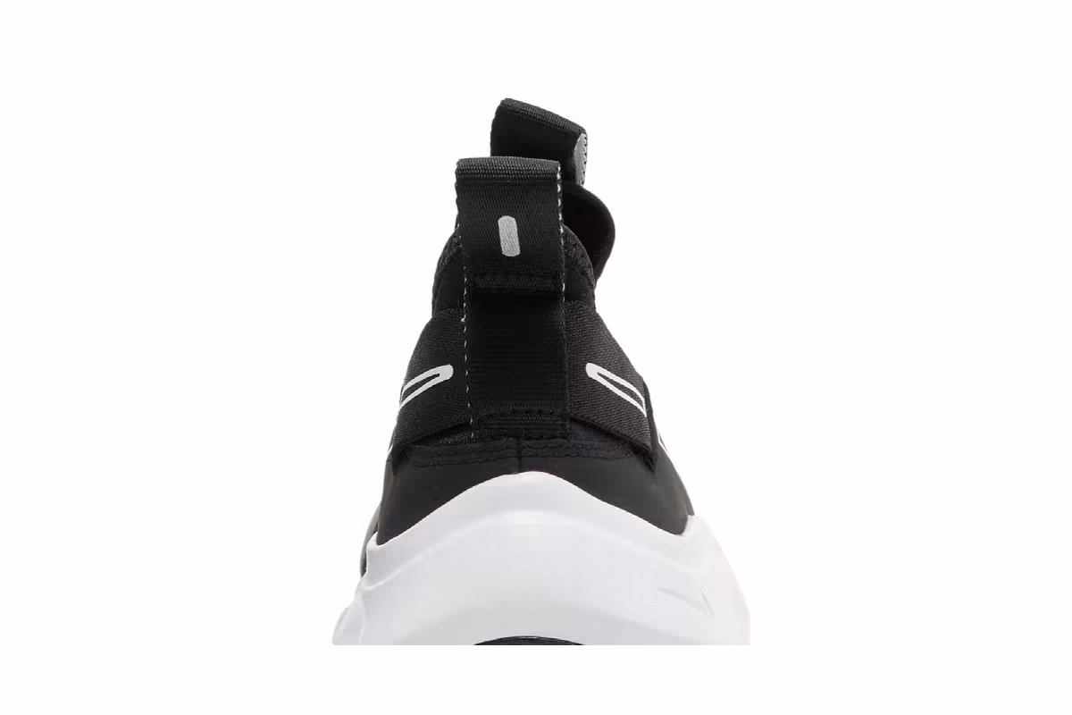 Nike Flex Plus GS Black White, view 8