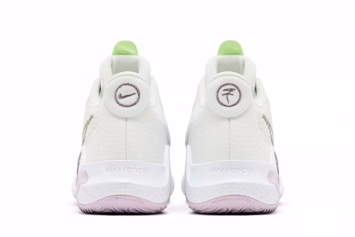 Nike KD Trey 5 IX EP White Lime Light Purple, view 7