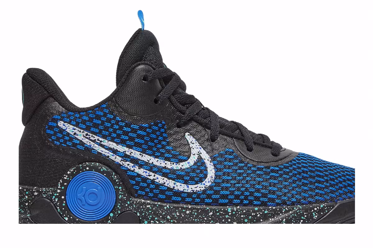 Nike KD Trey 5 IX EP Black Racer Blue, view 3
