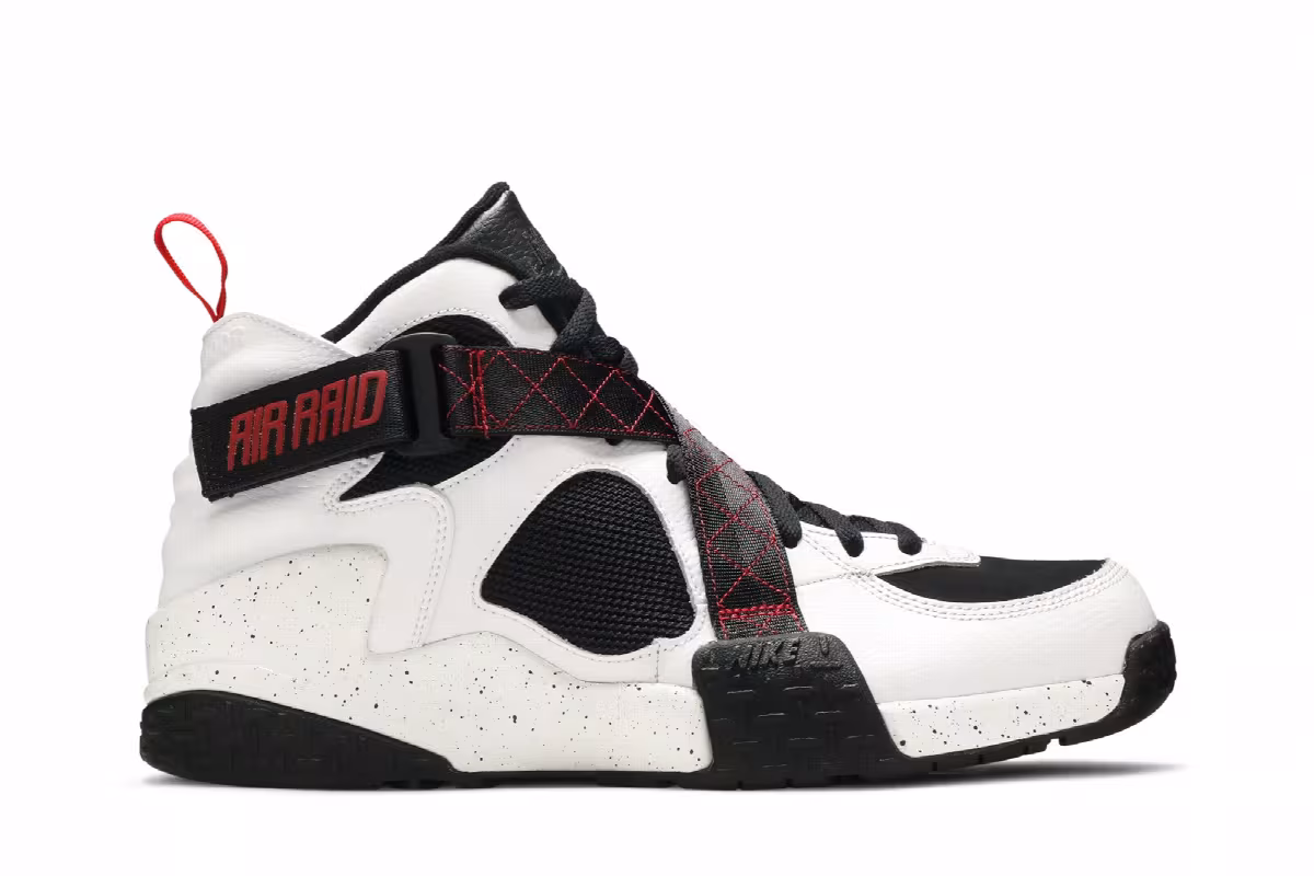 Nike Air Raid White Black, view 2