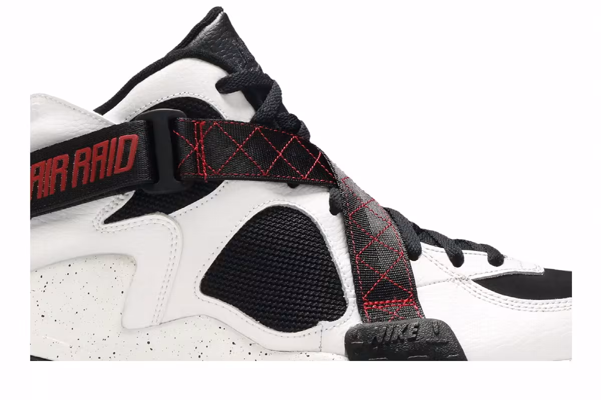 Nike Air Raid White Black, view 3