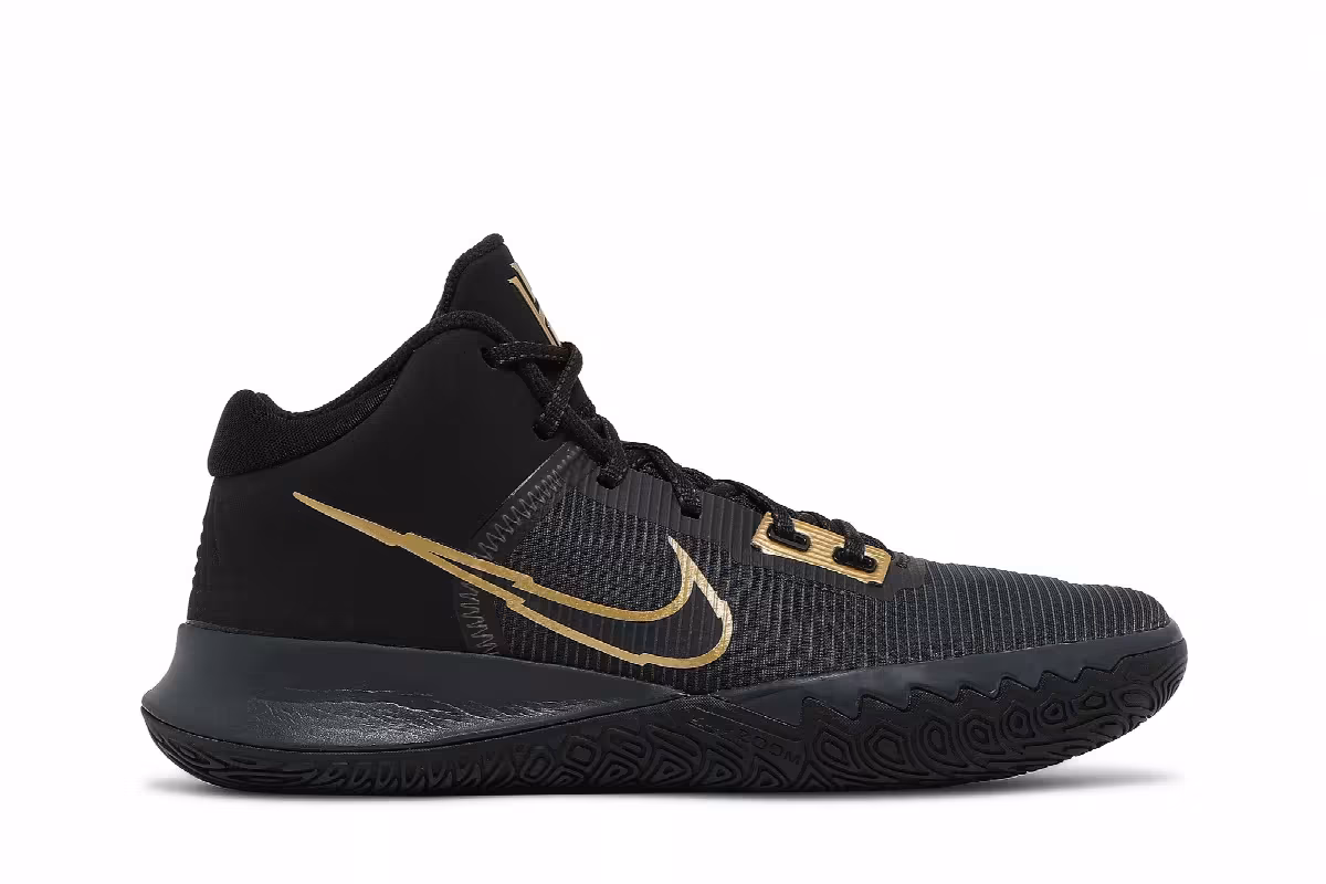 Nike Kyrie Flytrap 4 Black Metallic Gold, view 2