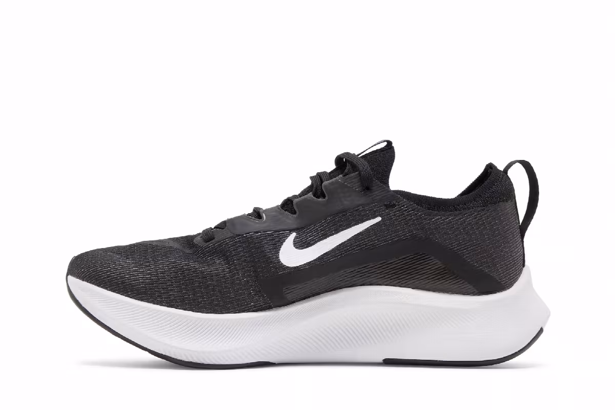 Nike Zoom Fly 4 Black White, view 4