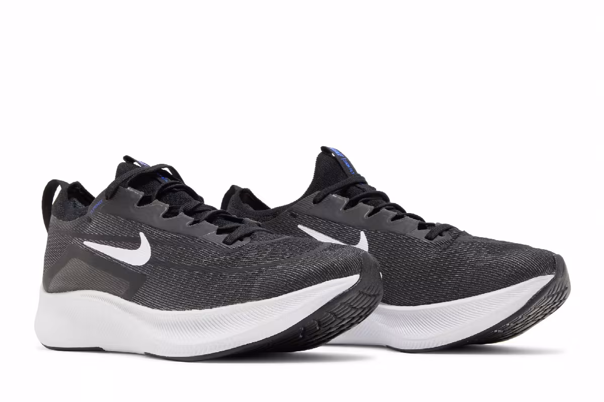 Nike Zoom Fly 4 Black White, view 9
