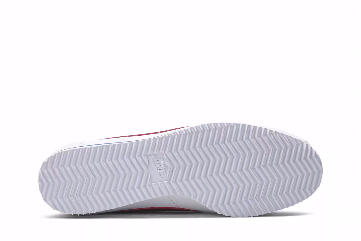 Nike Women's Classic Cortez Leather White Red, view 5